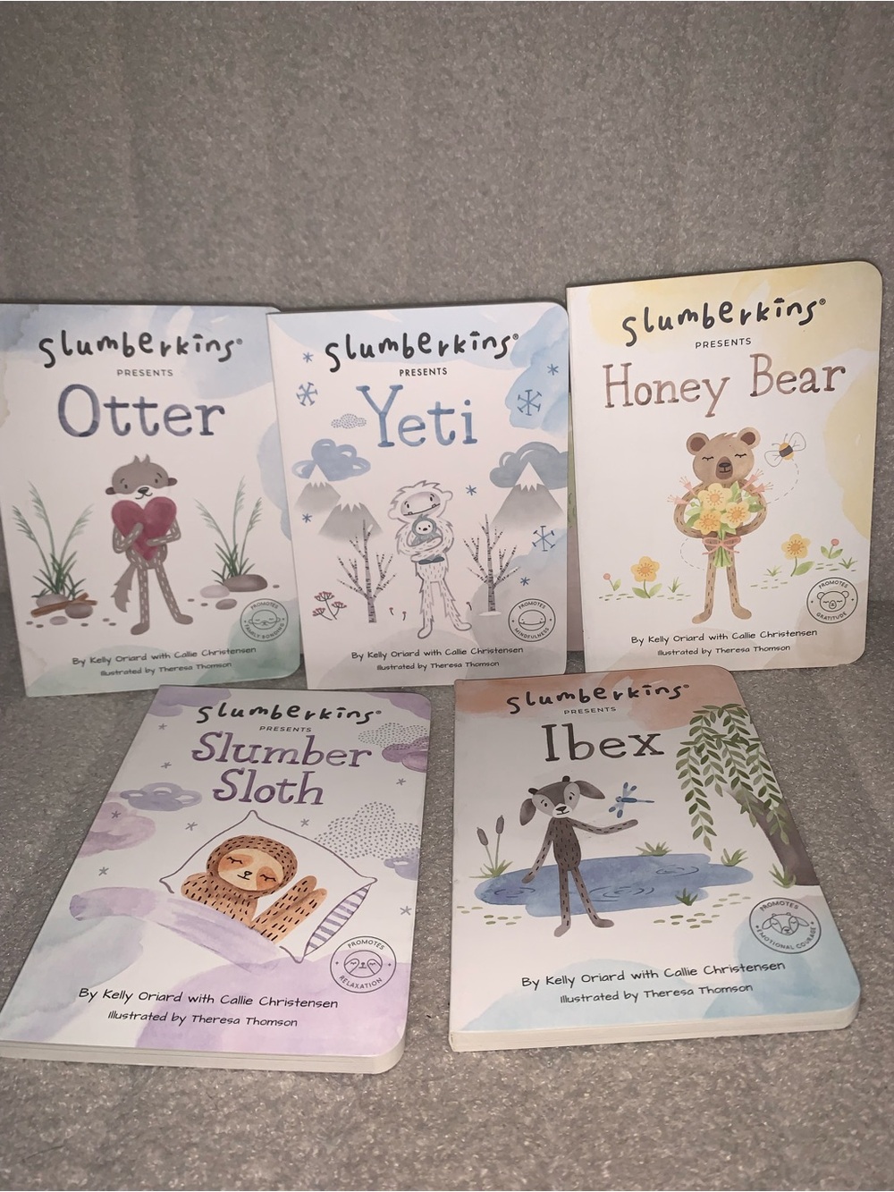 Slumberkins Early Emotional Learning 5 Set of Books!